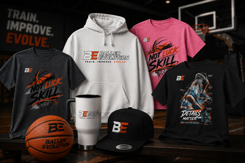 Baller Evolution apparel and basketball gear